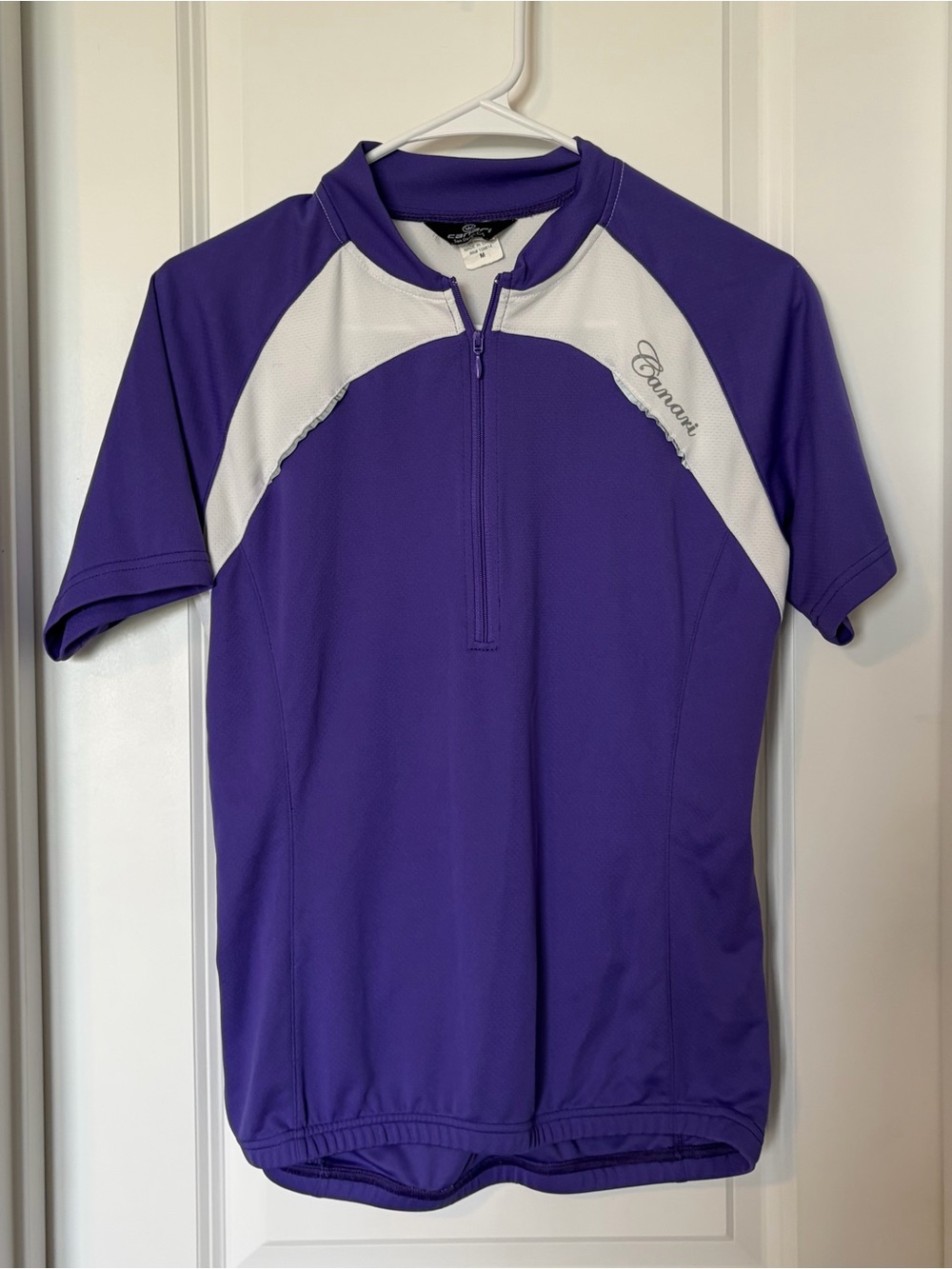 Canari Purple and White Kids Cycling Jersey